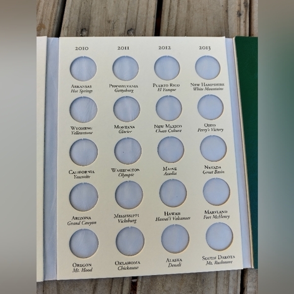 Littleton America's National Park Commemorative Quarters 2010-2021 Coin Book - Picture 3 of 7